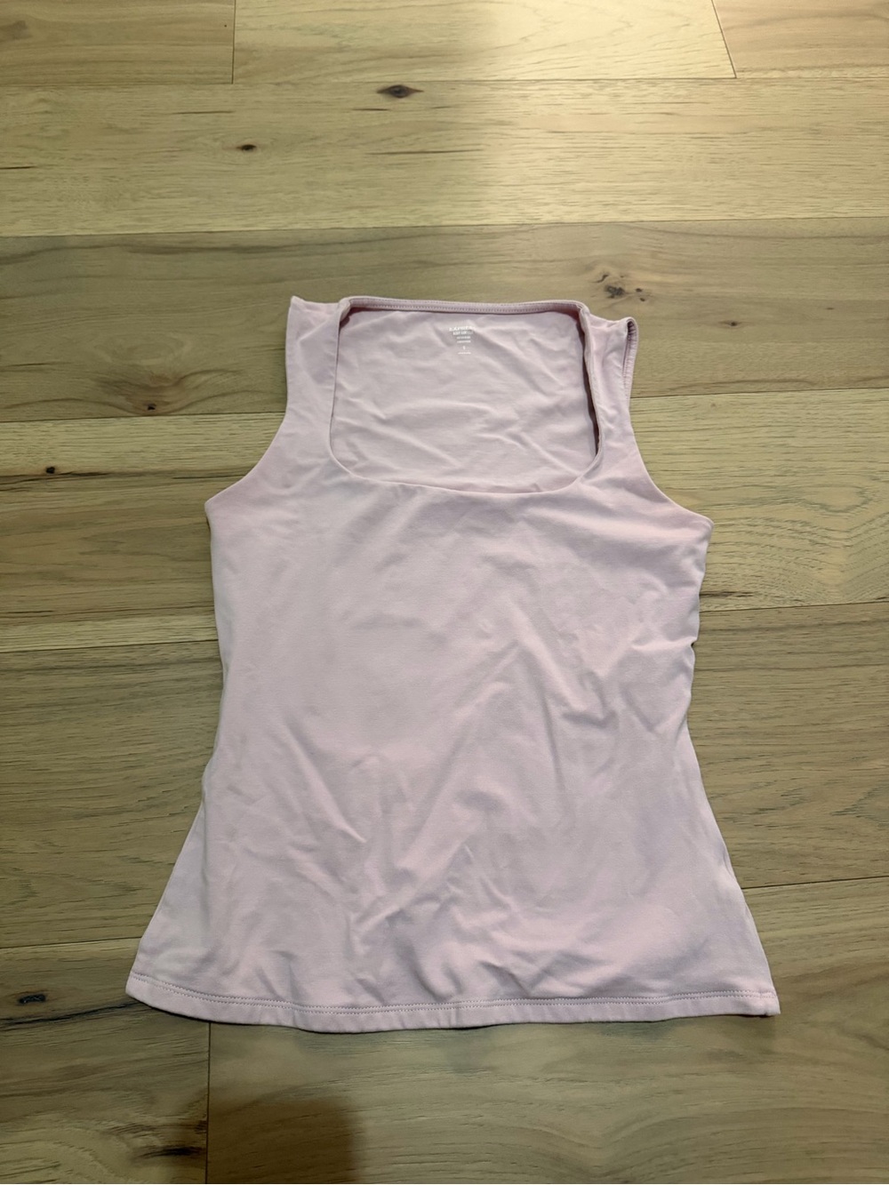Express Pale Pink Square Neck Tank